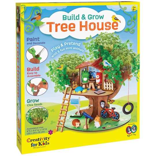 Creativity for Kids® Build & Grow Tree House Kit